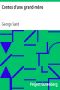 [Gutenberg 12338] • Contes d'une grand-mère